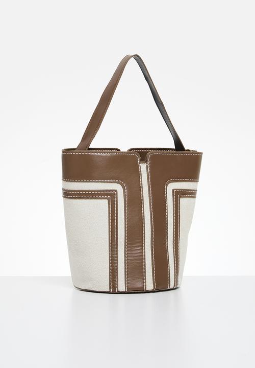 Superbalist - Drew bucket bag - natural & brown