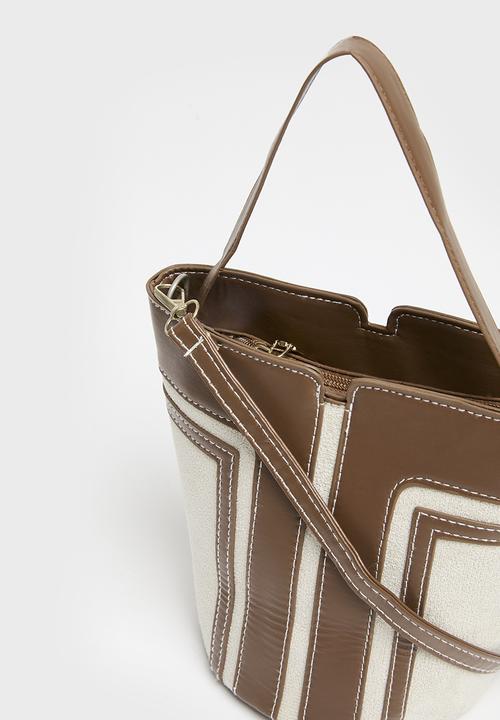 Superbalist - Drew bucket bag - natural & brown