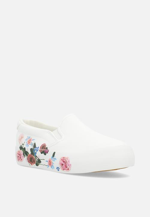Pierre Cardin - Bouquet 2 Slip on - White Floral