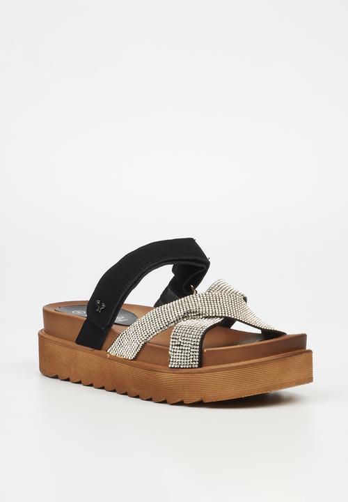Butterfly Feet - Patos 2 flatform - black