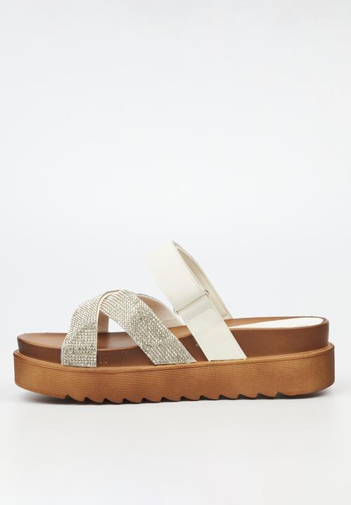 Butterfly Feet - Patos 2 flatform - white