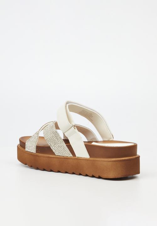 Butterfly Feet - Patos 2 flatform - white