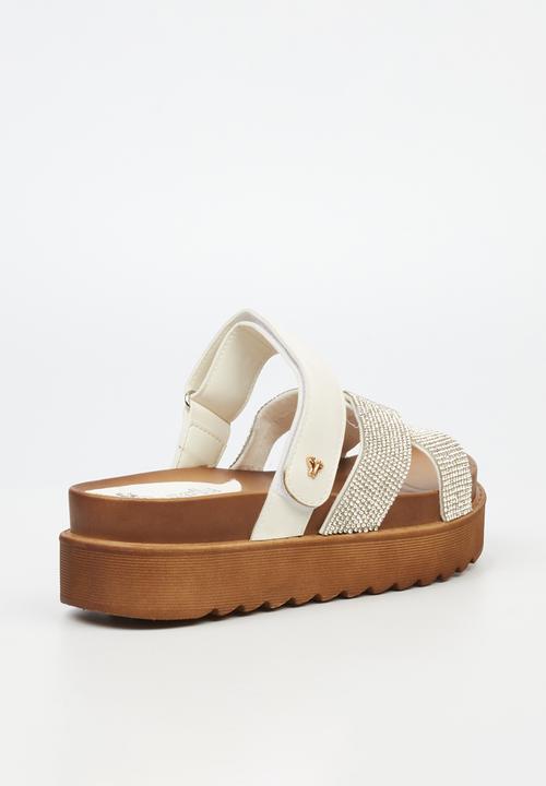 Butterfly Feet - Patos 2 flatform - white