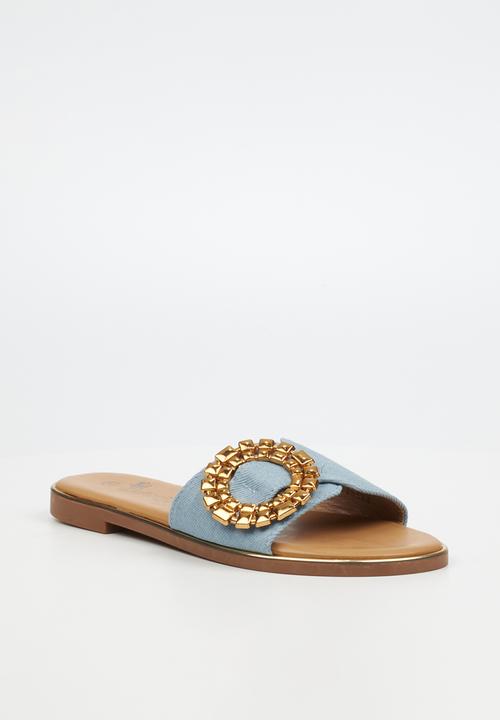 Butterfly Feet - Tilly 1 slip-on - blue