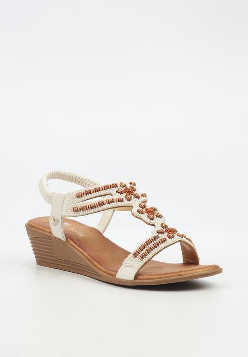 Butterfly Feet - Tinika 1 wedge - white