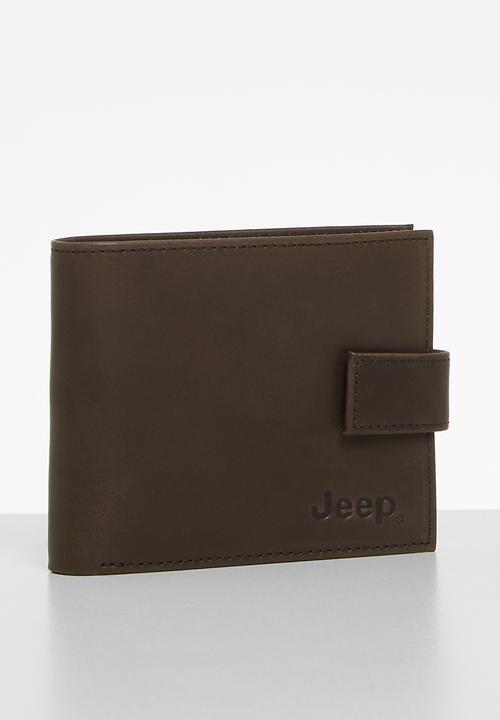 JEEP - Hurrican Clip Wallet - Chocolate