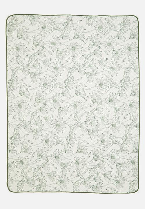 H&S - Bloom picnic blanket - Green