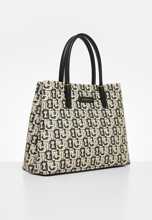 Jo Borkett - Monogram multi - black & grey