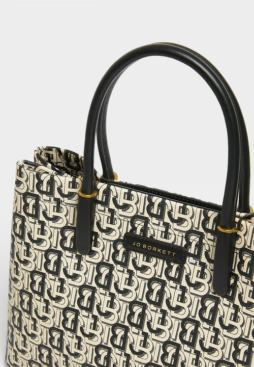 Jo Borkett - Monogram multi - black & grey