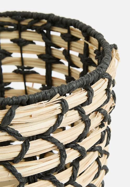 H&S - Ibiza flower pot set of 2 - Natural