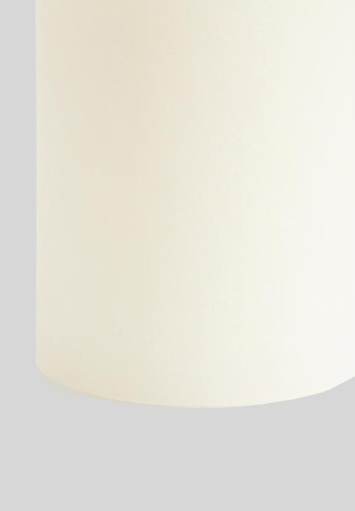 H&S - Med Pillar Candle - White