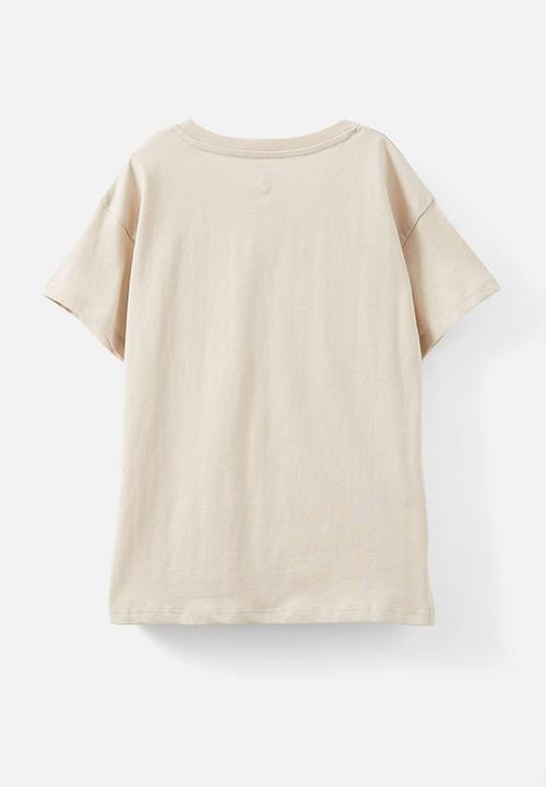 Cotton On - Poppy short sleeve print tee - rainy day/jardin tulip