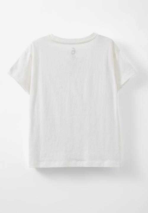 Cotton On - Poppy short sleeve print tee - vanilla/free spirit