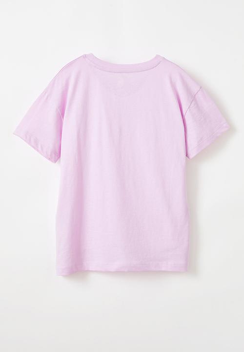 Cotton On - Poppy short sleeve print tee - pale violet/free spirit