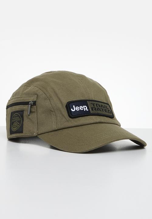 Service Peak Cap Green JEEP Headwear