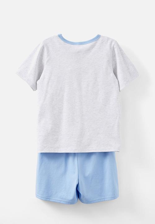 Cotton On - Spiderman short sleeve pajama set - blue