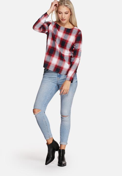 Jacqueline de Yong - Jewel Check Top