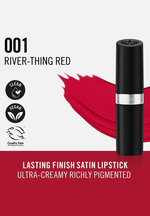 Rimmel - Lasting Finish Lipstick - River-Ting Red