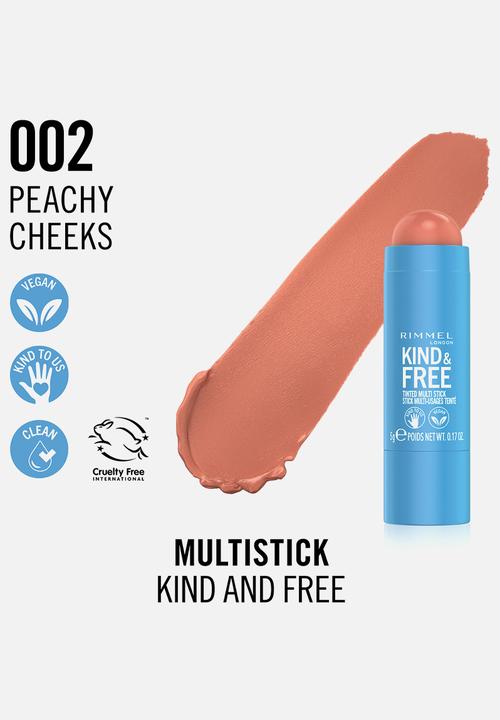 Rimmel - Kind & Free Multi-Stick - Peachy Cheeks