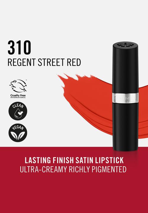 Rimmel - Lasting Finish Lipstick - Regent Street Red