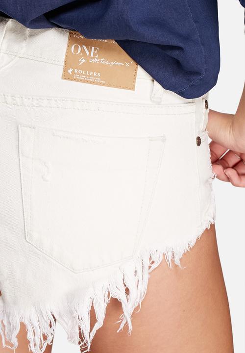 One Teaspoon - Le Crème Rollers Shorts