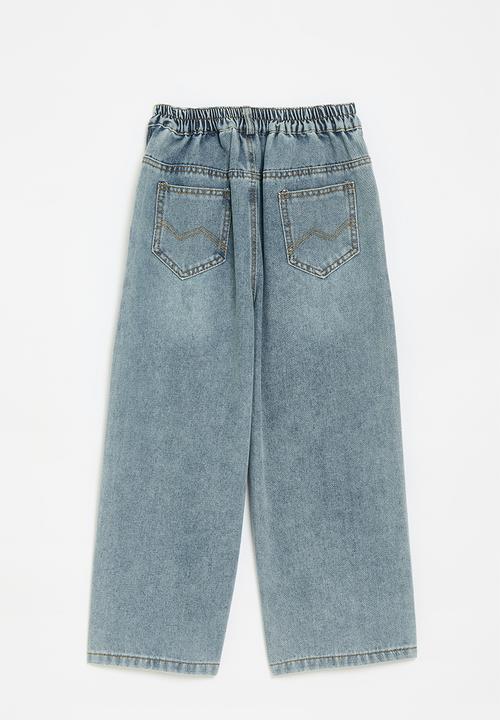 Pop Candy - Wide leg jeans-blue