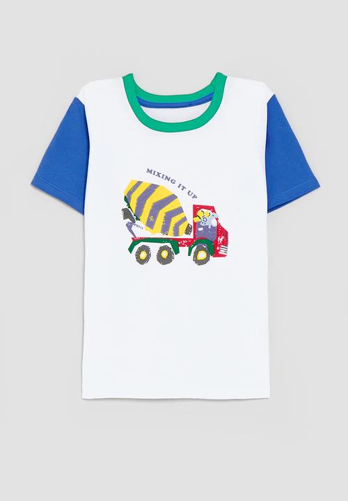Pop Candy - Colour block crew neck - multi