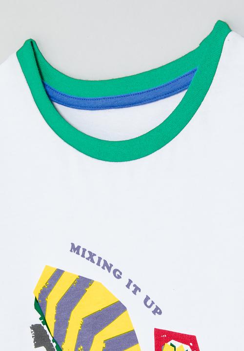 Pop Candy - Colour block crew neck - multi