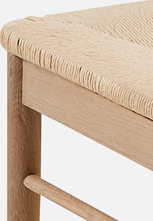 Sixth Floor - Cassandra dining chair with armrest - natural