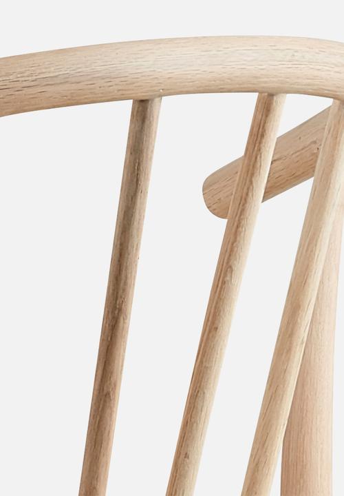 Sixth Floor - Cassandra dining chair with armrest - natural