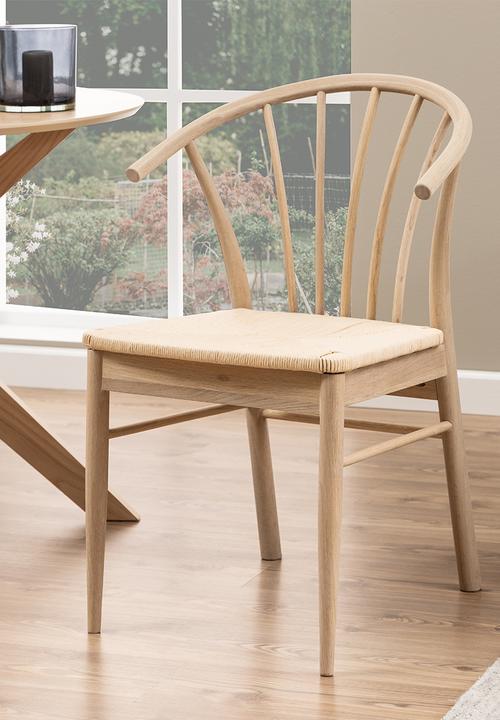 Sixth Floor - Cassandra dining chair with armrest - natural