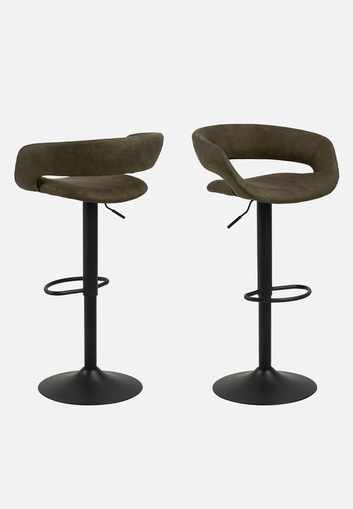 Sixth Floor - Grace bar stool - olive