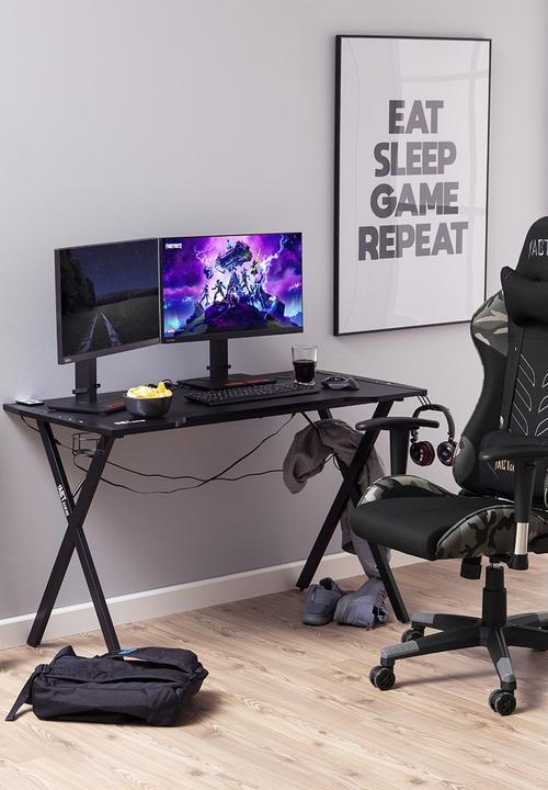 Sixth Floor - Elijah Gaming Desk - Black