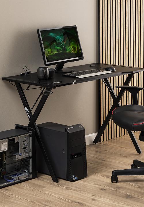Sixth Floor - Elijah Gaming Desk - Black