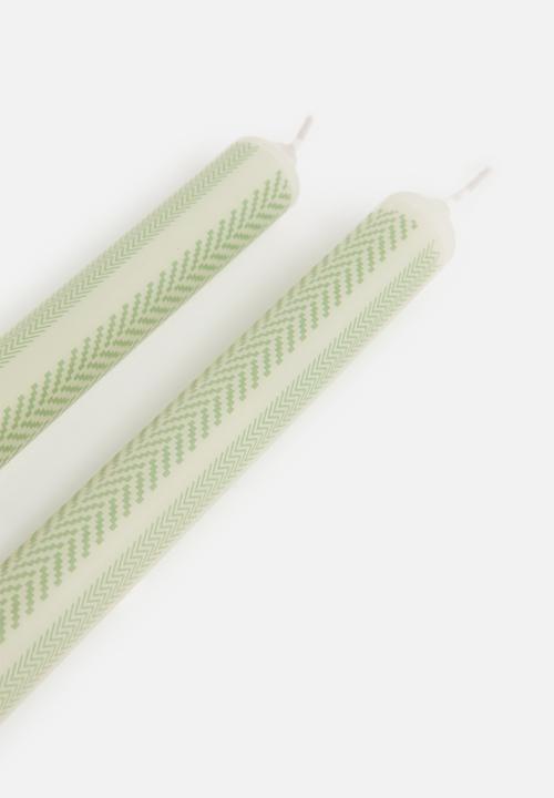 H&S - Candle Set of 2 - Green