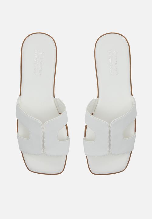 Call It Spring - Haylee slide - white