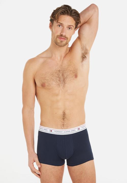 Tommy Hilfiger - 3P TRUNK - Blk/Hot Heat/Drk Ngh Nvy