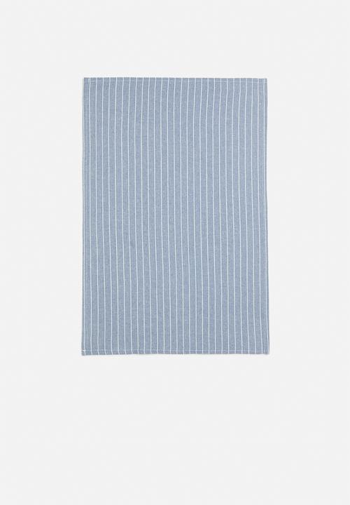 Excellent Houseware - Kitchen towels set of 3 - Blue