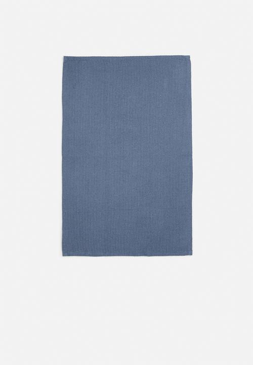 Excellent Houseware - Kitchen towels set of 3 - Blue