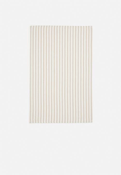 Excellent Houseware - Peta kitchen towel set of 3 - Beige