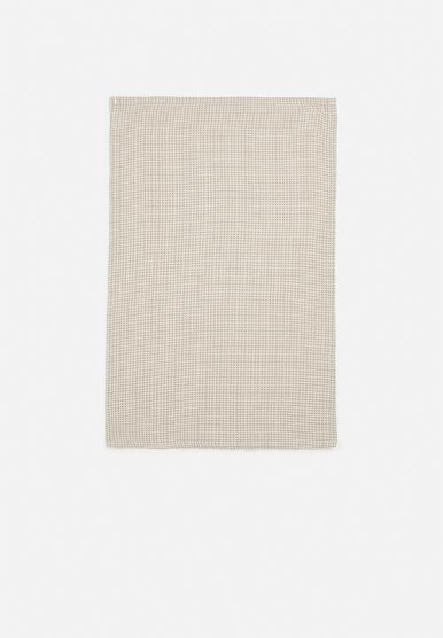 Excellent Houseware - Peta kitchen towel set of 3 - Beige