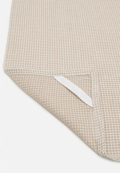 Excellent Houseware - Peta kitchen towel set of 3 - Beige