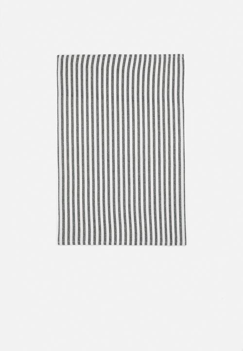 Excellent Houseware - Peta kitchen towel set of 3 - Grey