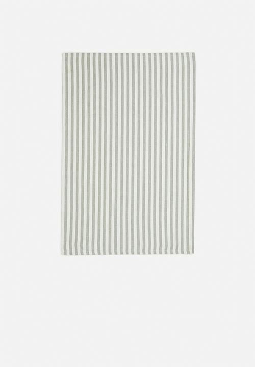 Excellent Houseware - Peta kitchen towel set of 3 - Green