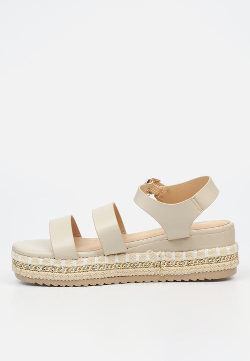 Miss Black - Bekki 1 chunky flatform - stone