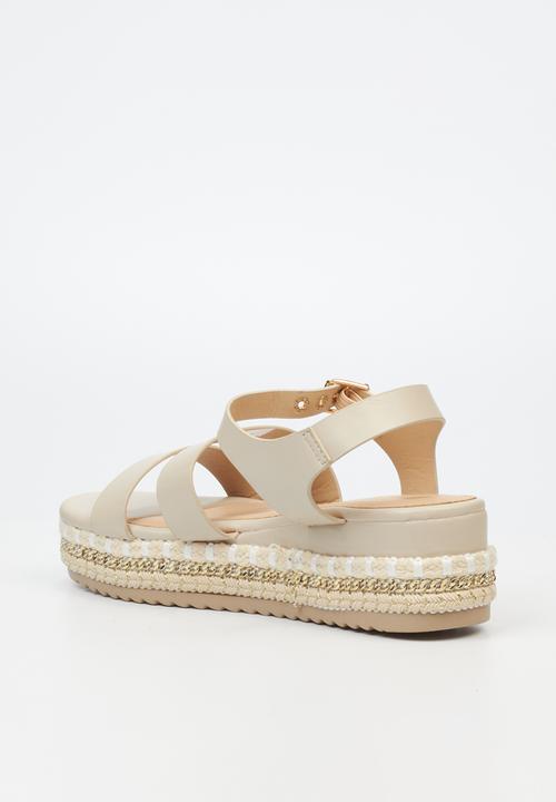 Miss Black - Bekki 1 chunky flatform - stone