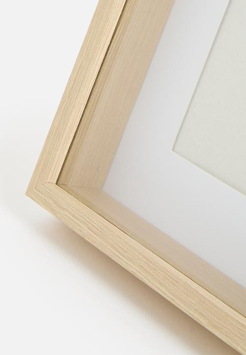 H&S - Photo Frame Natural Set of 2
