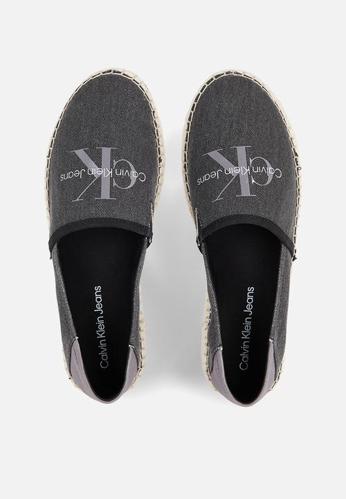 Calvin Klein - Espadrille slip on - black/stormfront