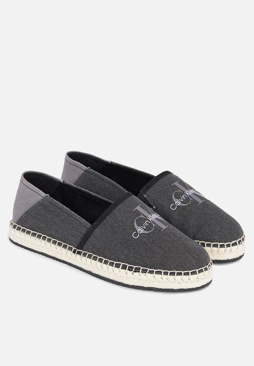 Calvin Klein - Espadrille slip on - black/stormfront