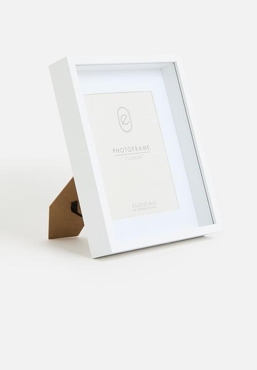 H&S - Photo Frame White Set of 2